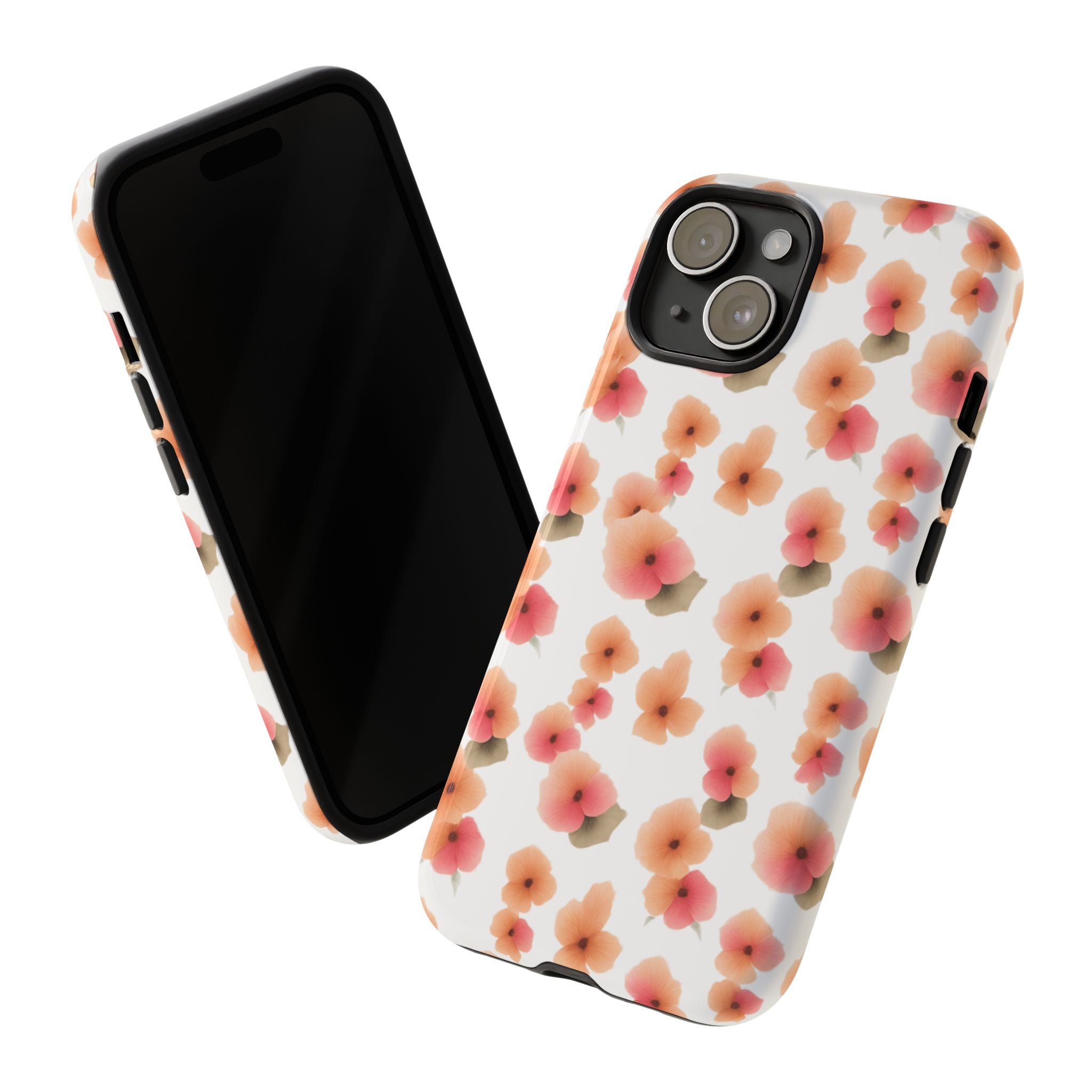 Floral Phone Case for Tough Cases | Stylish Protective Cover, Gift for Her, Trendy Accessory, Flower Design, iPhone Case