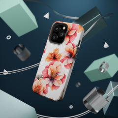 Floral Magnetic Phone Case, Stylish Flower Phone Cover, Durable Magnetic Tough Case, Trendy Floral Design Case, Perfect Gift for Her