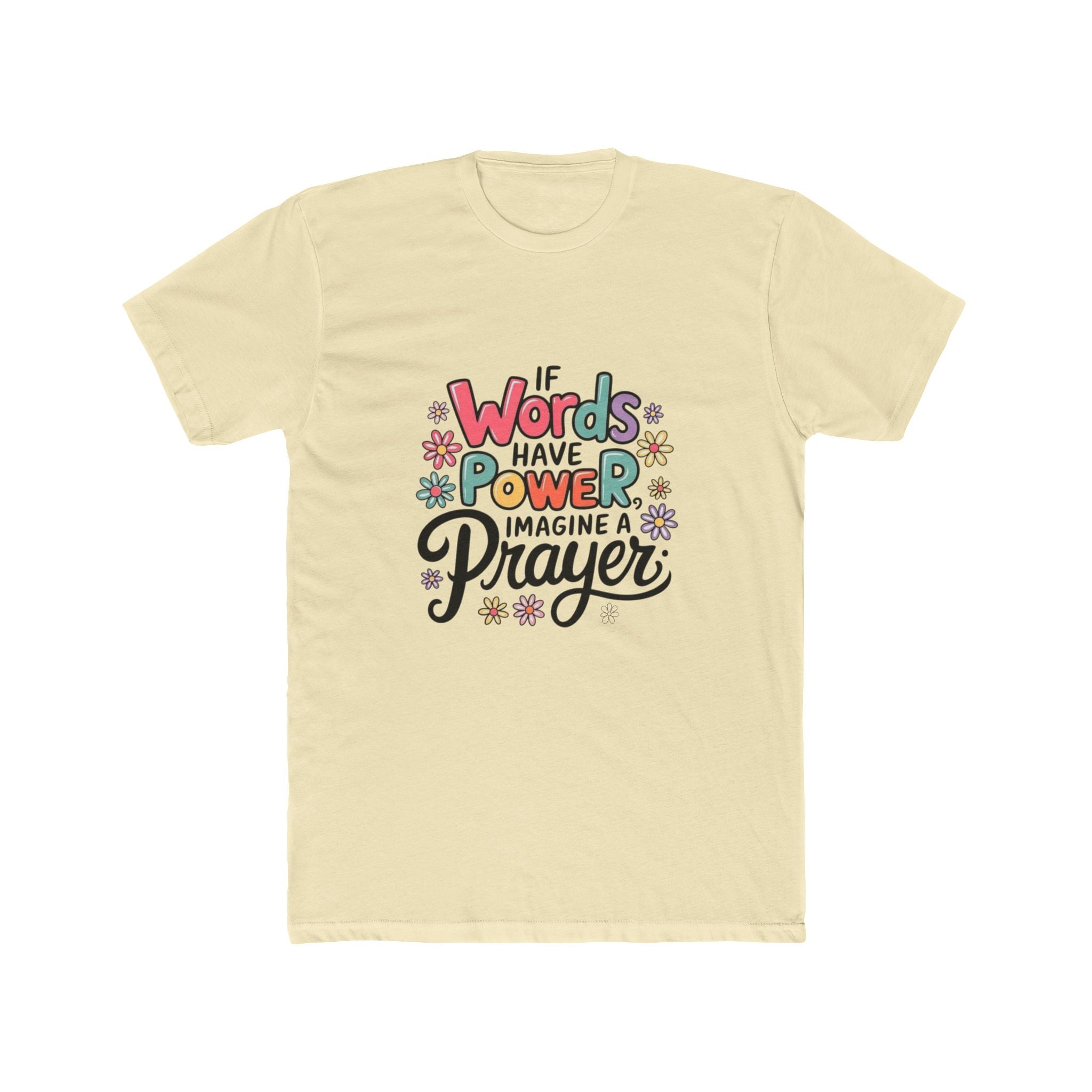 Inspirational Prayer T-Shirt, Unisex Cotton Crew Tee with Motivational Quote, Perfect Gift for Faith, Encouragement, Spirituality