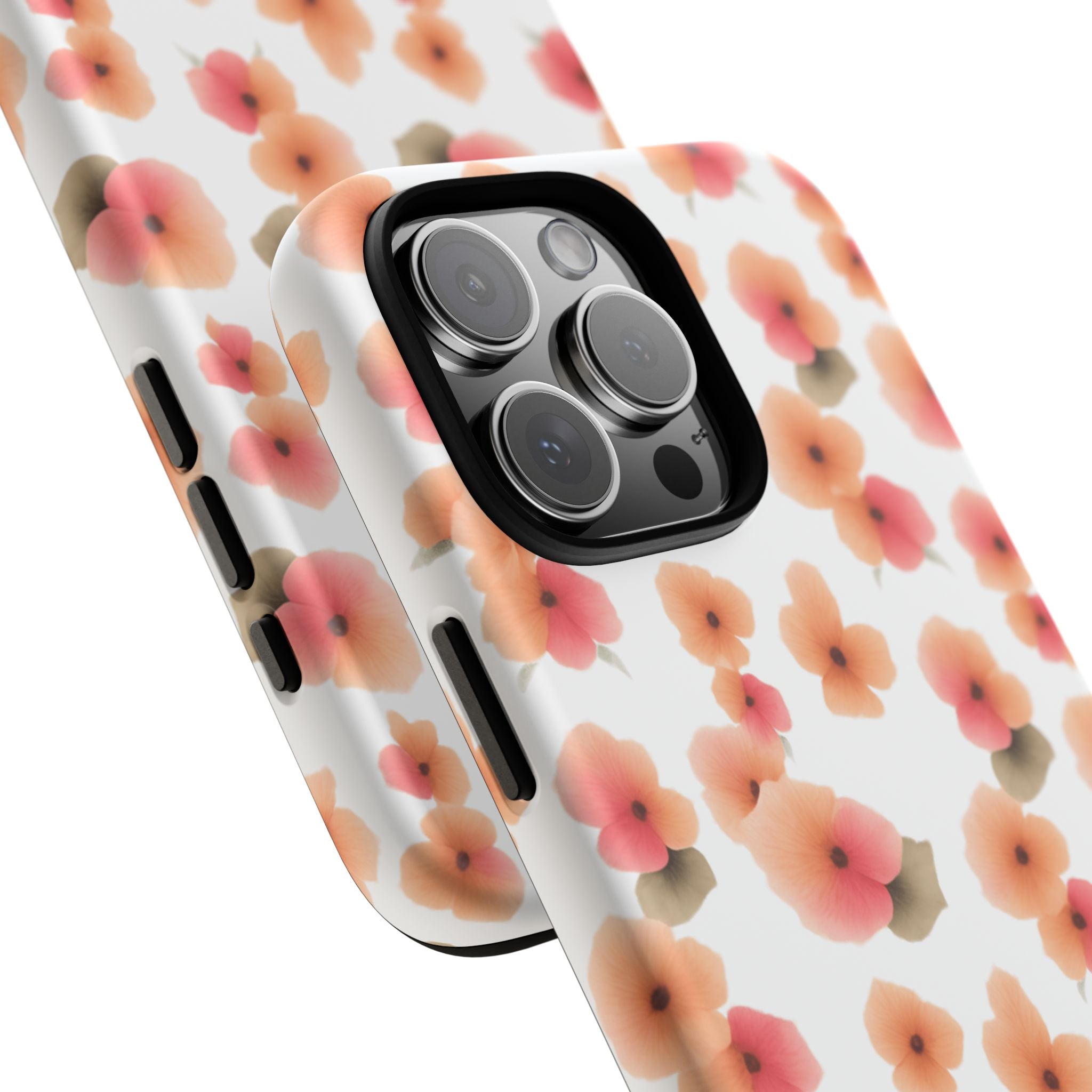 Floral Phone Case for Tough Cases | Stylish Protective Cover, Gift for Her, Trendy Accessory, Flower Design, iPhone Case