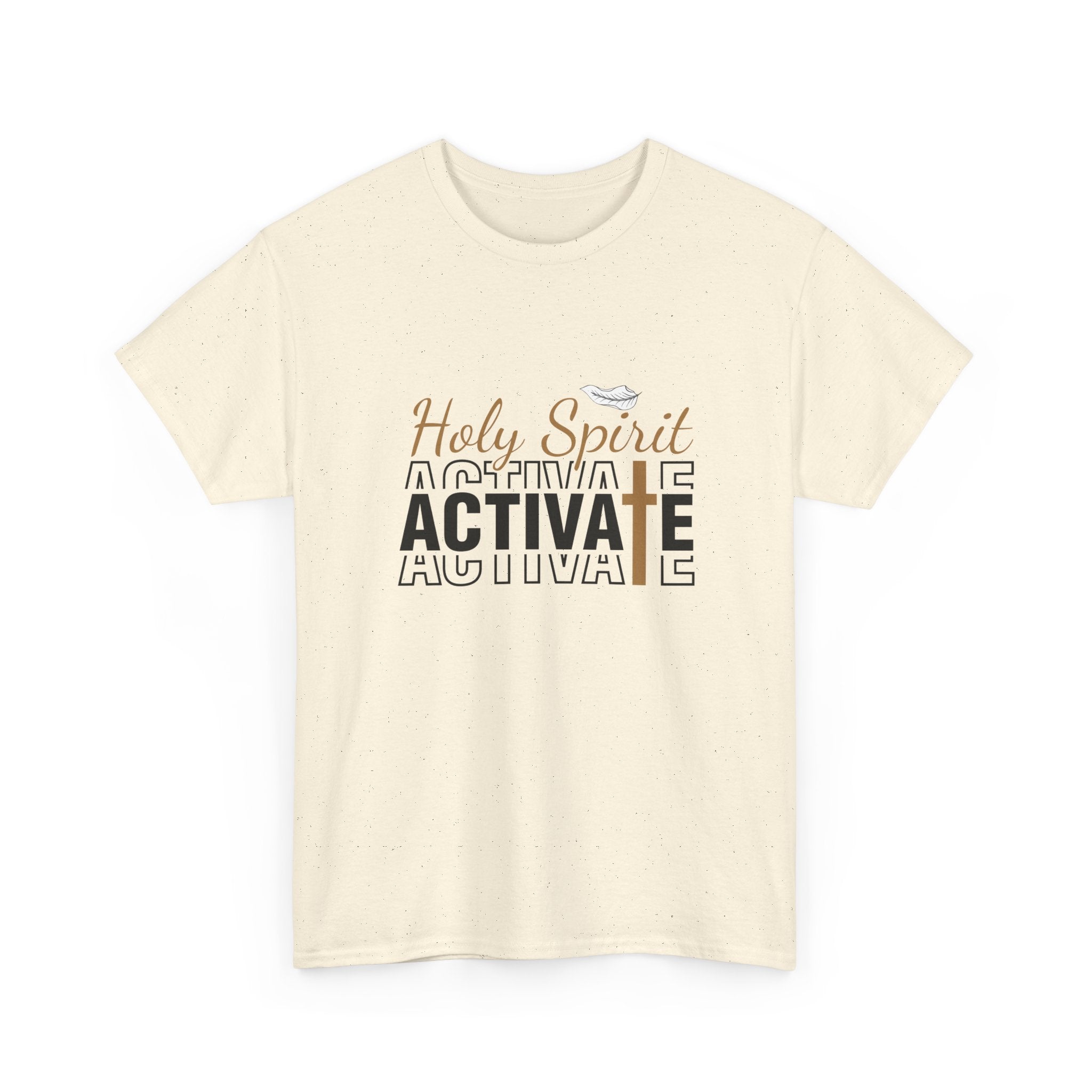 Unisex Heavy Cotton Tee with 'Holy Spirit Activate' Design, Faith-Based Apparel, Christian T-Shirt, Inspirational Clothing, Casual [...]
