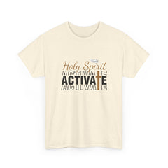 Unisex Heavy Cotton Tee with 'Holy Spirit Activate' Design, Faith-Based Apparel, Christian T-Shirt, Inspirational Clothing, Casual [...]