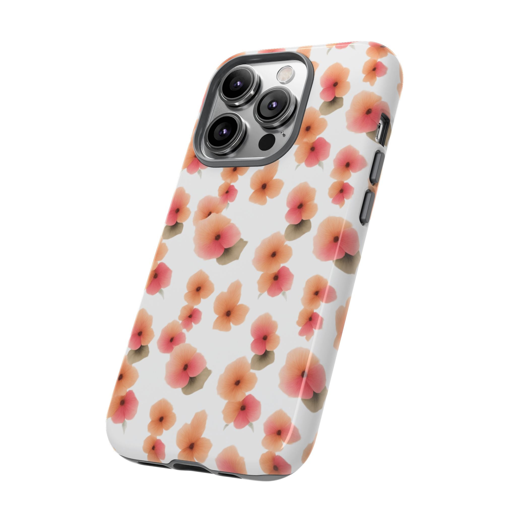 Floral Phone Case for Tough Cases | Stylish Protective Cover, Gift for Her, Trendy Accessory, Flower Design, iPhone Case