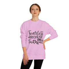 Fearless Faith Unisex Crew Neck Sweatshirt, Inspirational Gift, Christian Sweatshirt, Cozy Pullover, Faith-based Apparel, [...]
