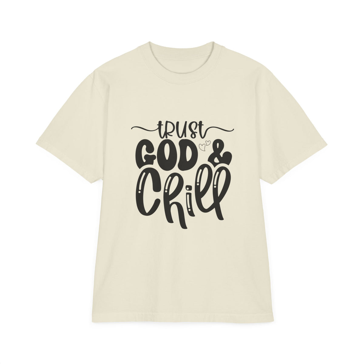 Trust God & Chill Unisex Drop-Shoulder T-Shirt | Relaxed Style Tee for Faith Lovers, Comfortable Casual Wear, Gift for Friends, [...]