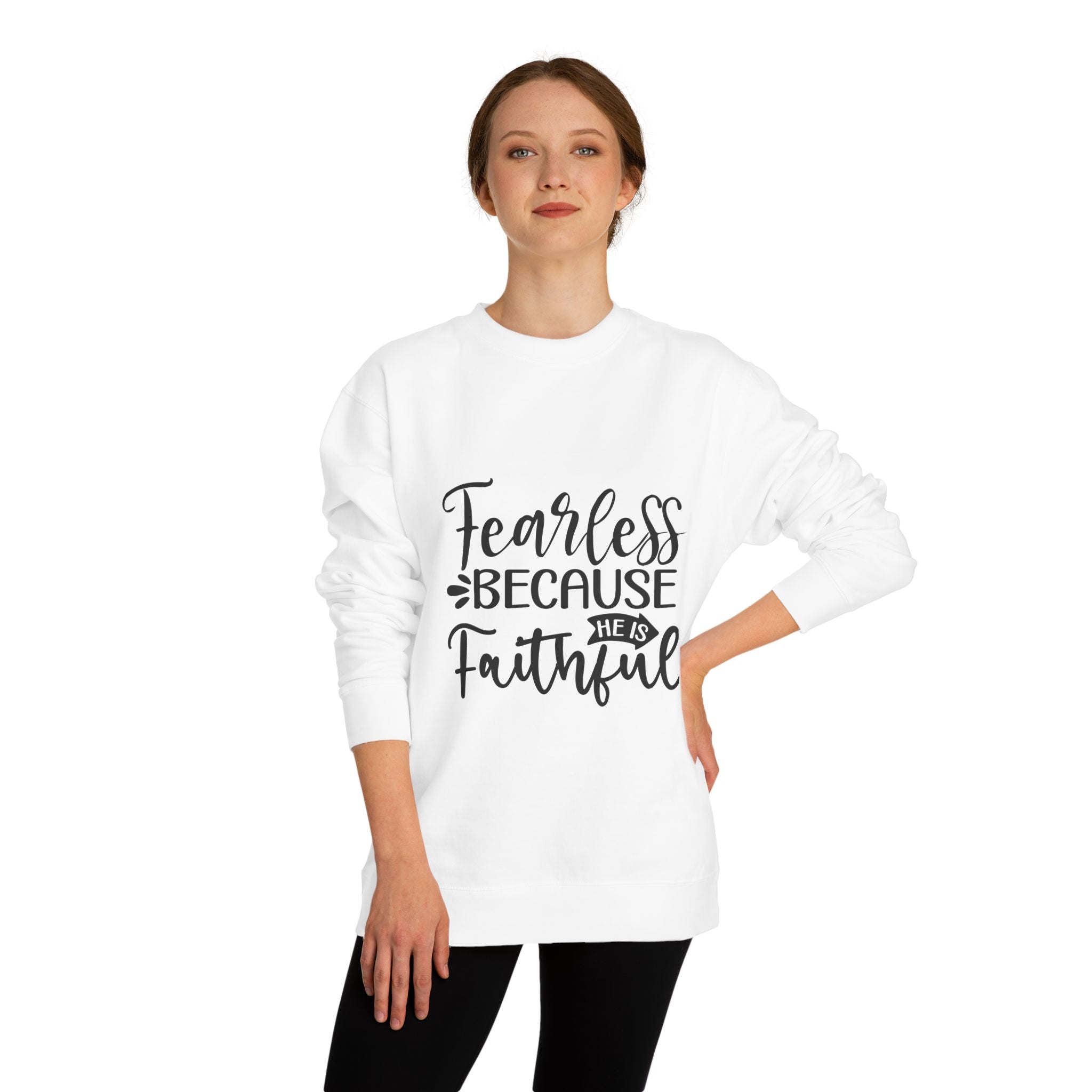 Fearless Faith Unisex Crew Neck Sweatshirt, Inspirational Gift, Christian Sweatshirt, Cozy Pullover, Faith-based Apparel, [...]