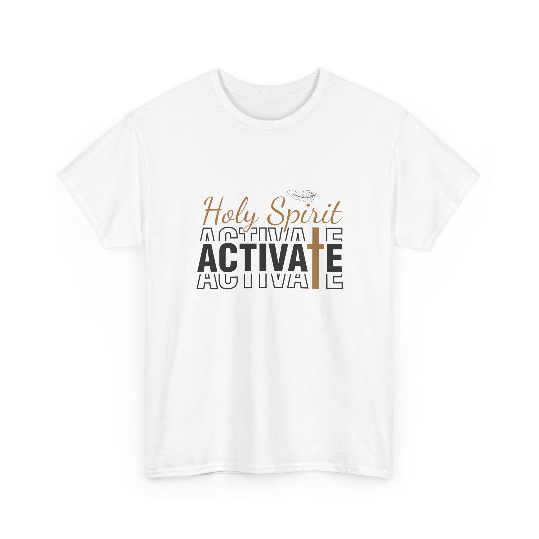 Unisex Heavy Cotton Tee with 'Holy Spirit Activate' Design, Faith-Based Apparel, Christian T-Shirt, Inspirational Clothing, Casual [...]