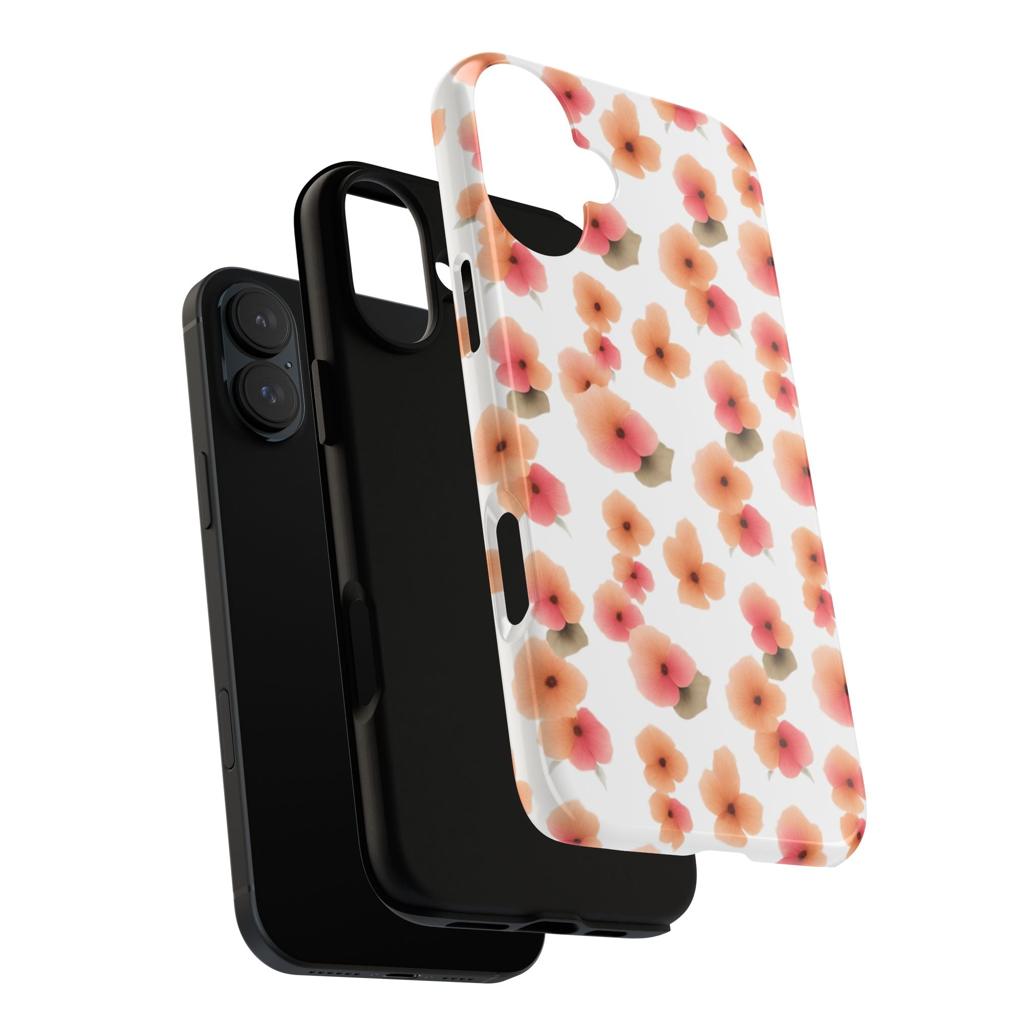 Floral Phone Case for Tough Cases | Stylish Protective Cover, Gift for Her, Trendy Accessory, Flower Design, iPhone Case