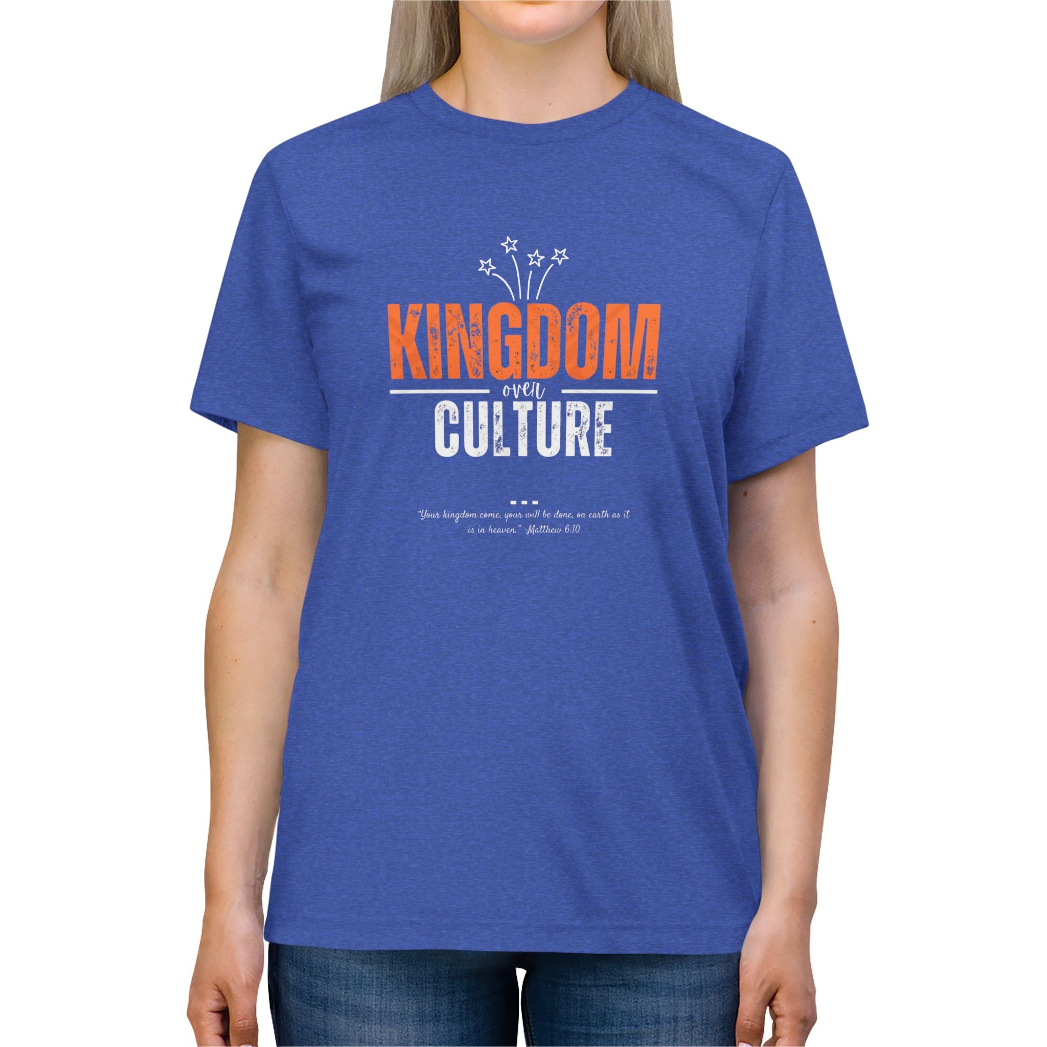 Kingdom Culture Unisex Triblend Tee, Comfortable T-Shirt, Casual Wear, Inspirational Apparel, Gift for Friends, Everyday Style