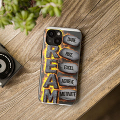 Inspirational Phone Case - Dare, Rise, Excel, Achieve, Motivate | Custom Tough Cases, Motivational Gifts, Phone Accessories, Unique [...]