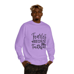 Fearless Faith Unisex Crew Neck Sweatshirt, Inspirational Gift, Christian Sweatshirt, Cozy Pullover, Faith-based Apparel, [...]