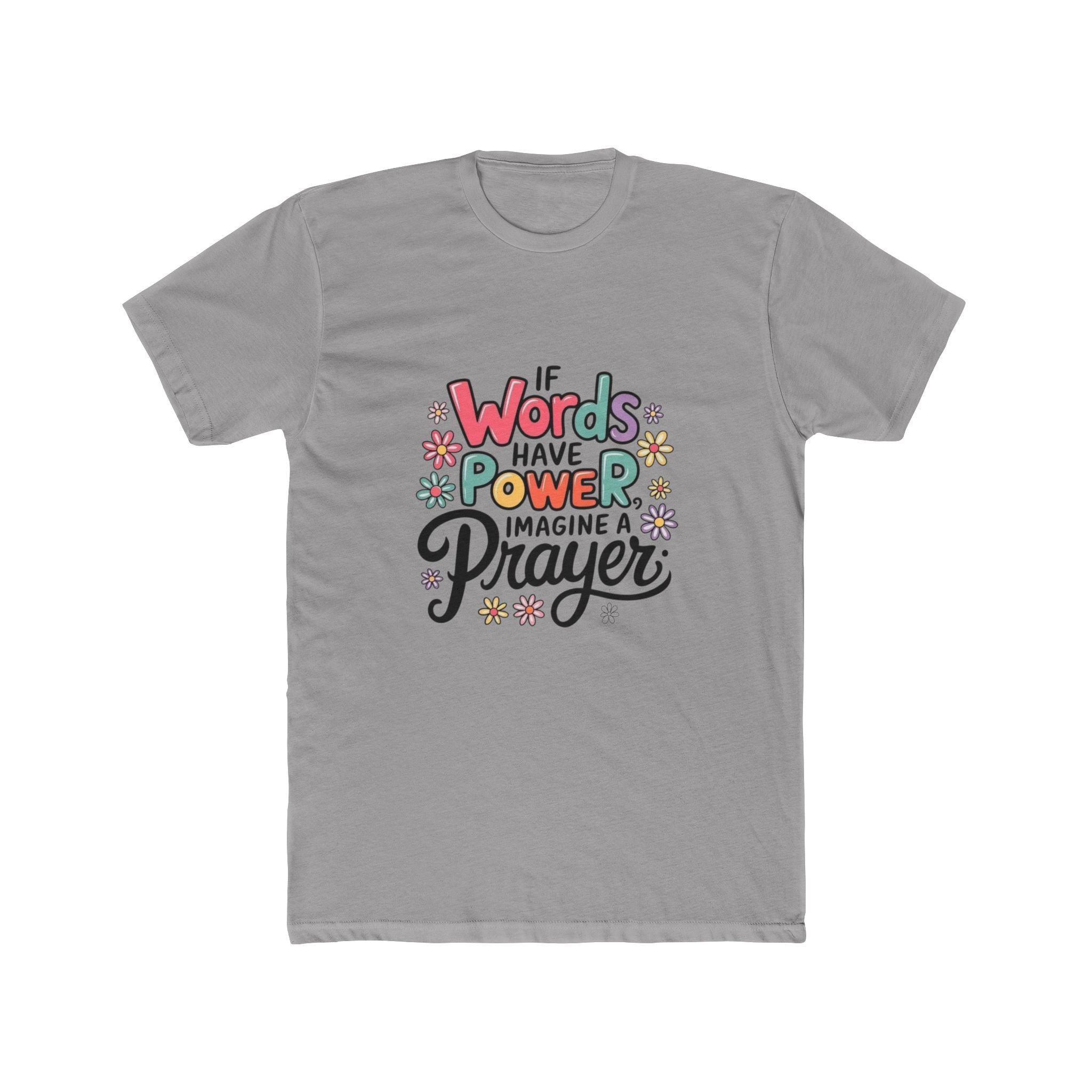 Inspirational Prayer T-Shirt, Unisex Cotton Crew Tee with Motivational Quote, Perfect Gift for Faith, Encouragement, Spirituality
