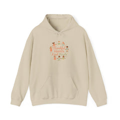 Kind Hands Kids Hoodie - "Thankful Hearts, Kind Hands" Thanksgiving Sweatshirt