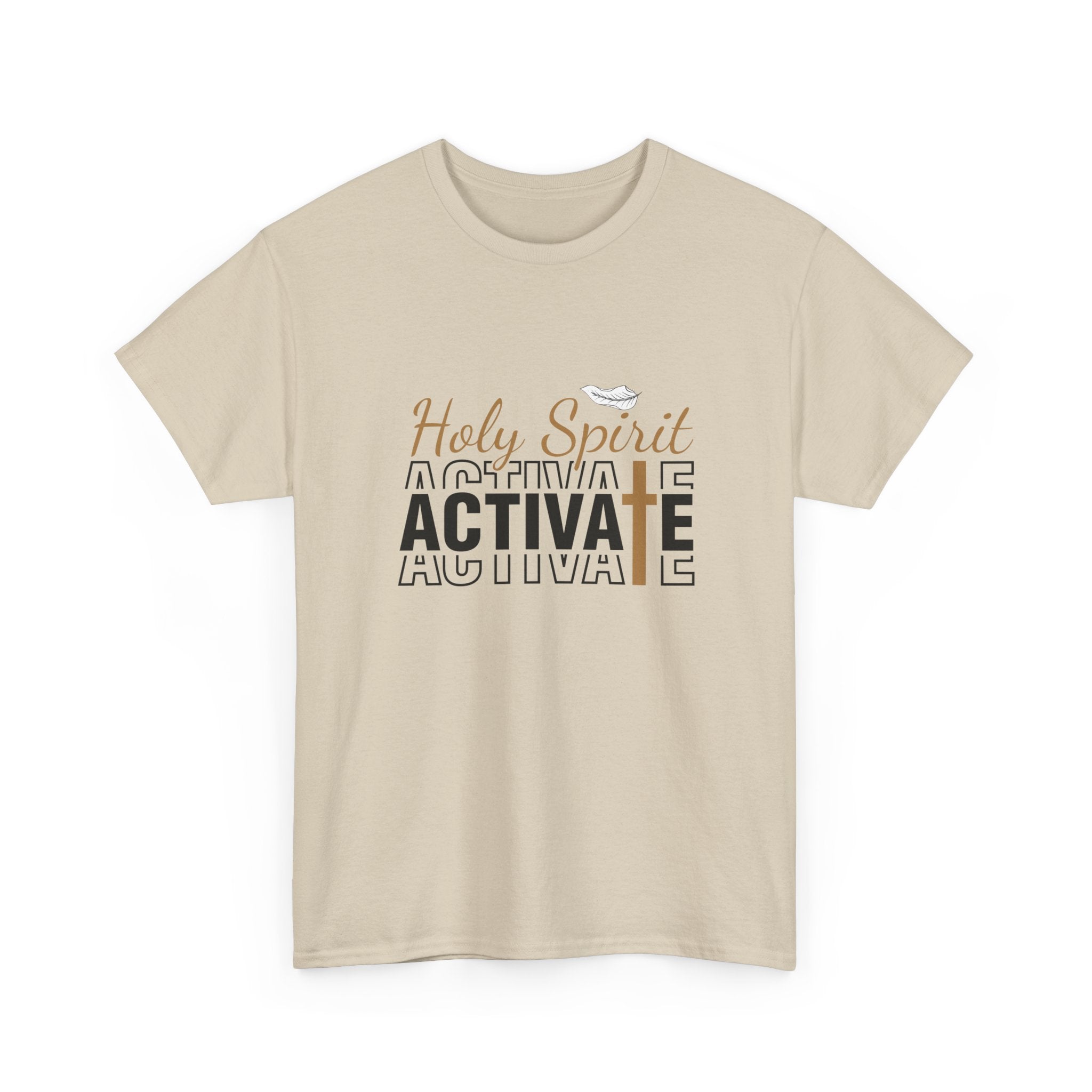 Unisex Heavy Cotton Tee with 'Holy Spirit Activate' Design, Faith-Based Apparel, Christian T-Shirt, Inspirational Clothing, Casual [...]