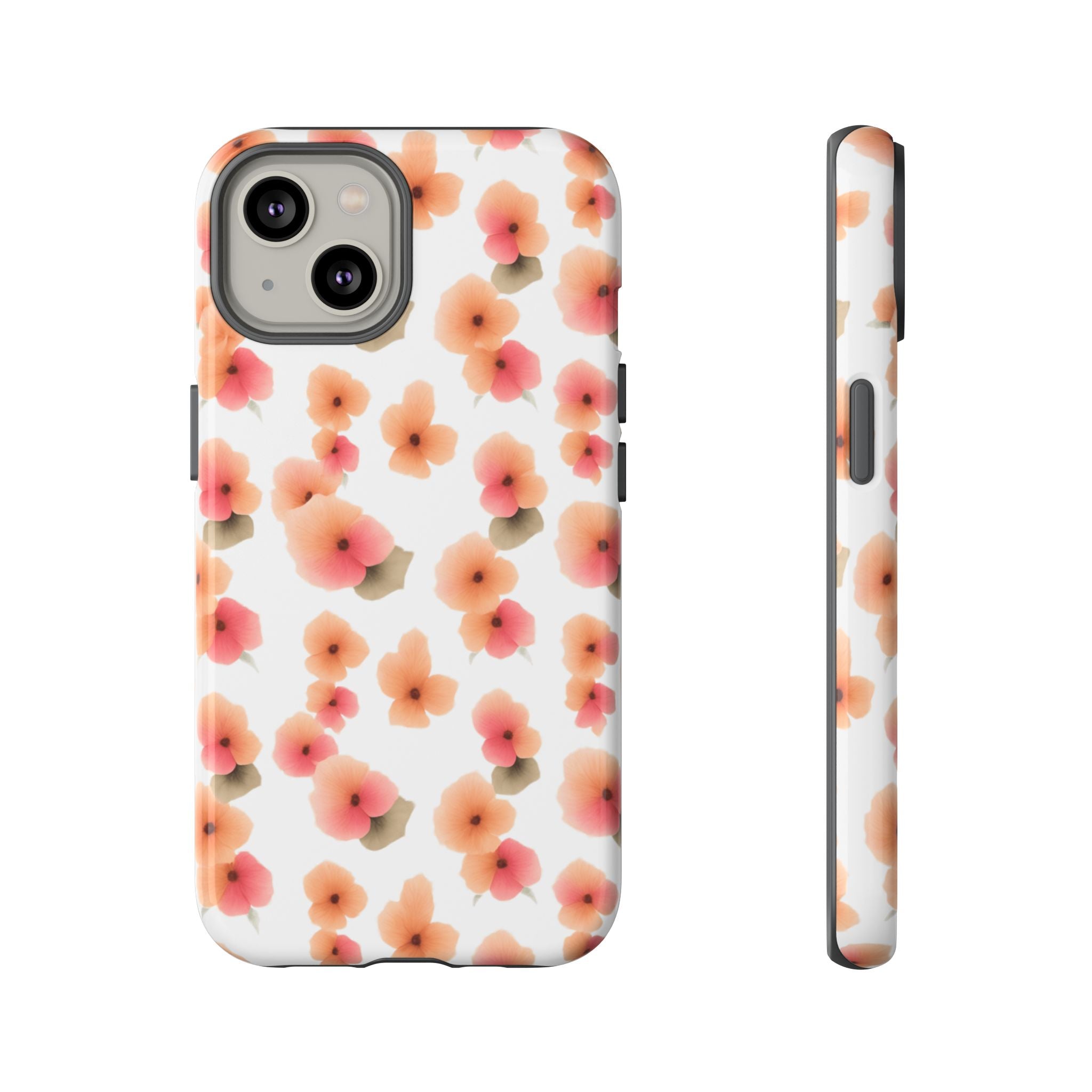 Floral Phone Case for Tough Cases | Stylish Protective Cover, Gift for Her, Trendy Accessory, Flower Design, iPhone Case