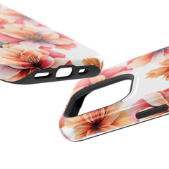 Floral Magnetic Phone Case, Stylish Flower Phone Cover, Durable Magnetic Tough Case, Trendy Floral Design Case, Perfect Gift for Her