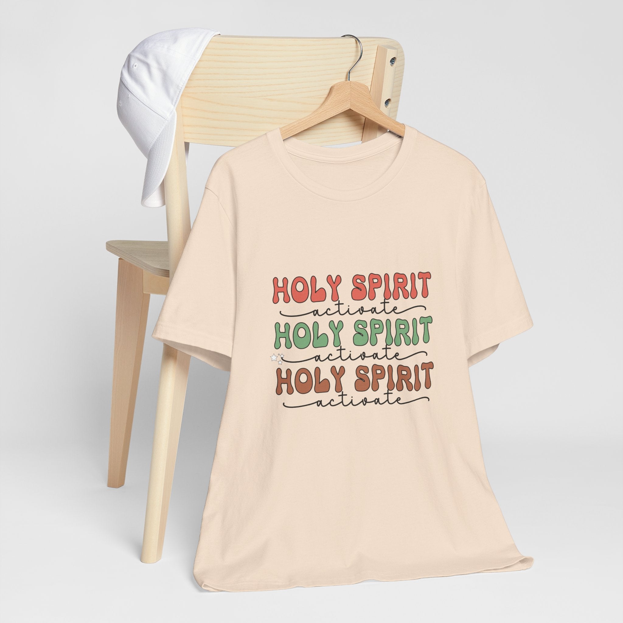 Holy Spirit Unisex Tee - Faith-Based Shirt for Spiritual Gatherings, Casual Wear, Gifts for Believers, Christian Apparel, Religious Events