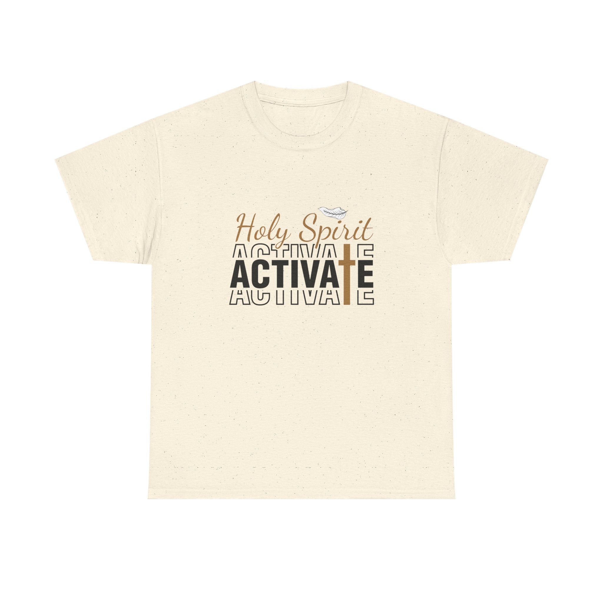 Unisex Heavy Cotton Tee with 'Holy Spirit Activate' Design, Faith-Based Apparel, Christian T-Shirt, Inspirational Clothing, Casual [...]