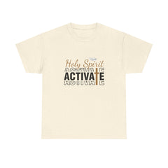 Unisex Heavy Cotton Tee with 'Holy Spirit Activate' Design, Faith-Based Apparel, Christian T-Shirt, Inspirational Clothing, Casual [...]