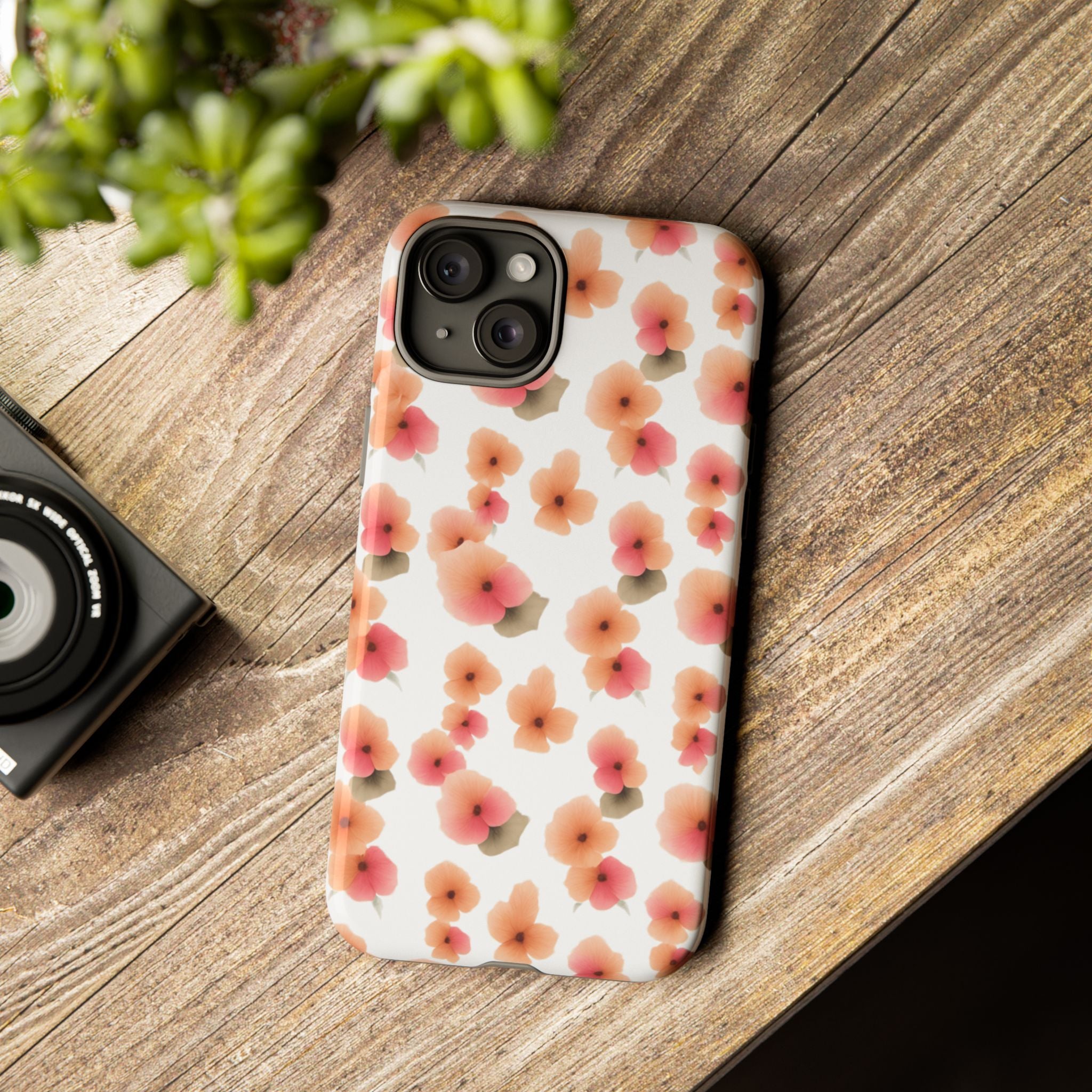 Floral Phone Case for Tough Cases | Stylish Protective Cover, Gift for Her, Trendy Accessory, Flower Design, iPhone Case