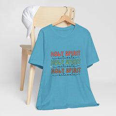 Holy Spirit Unisex Tee - Faith-Based Shirt for Spiritual Gatherings, Casual Wear, Gifts for Believers, Christian Apparel, Religious Events