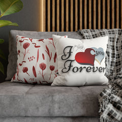 Faux Suede Square Pillowcase