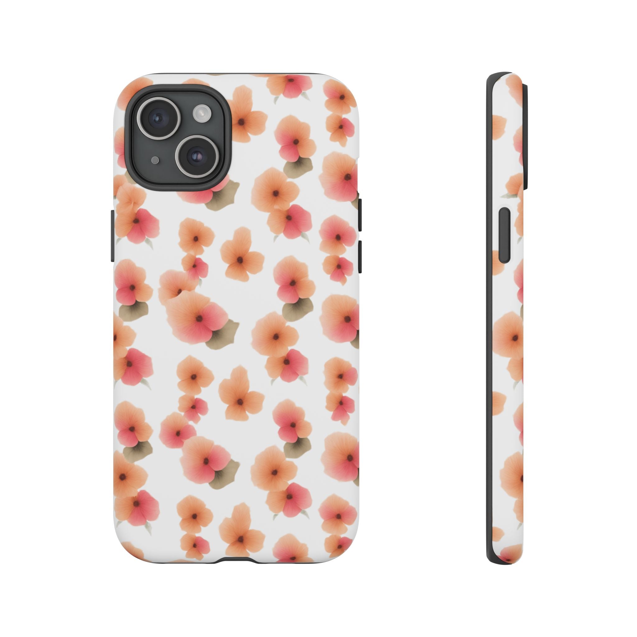 Floral Phone Case for Tough Cases | Stylish Protective Cover, Gift for Her, Trendy Accessory, Flower Design, iPhone Case