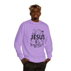 Christian Motivational Sweatshirt - Jesus is Essential, Faith Apparel, Unisex Fashion, Everyday Wear, Perfect Gift for Believers