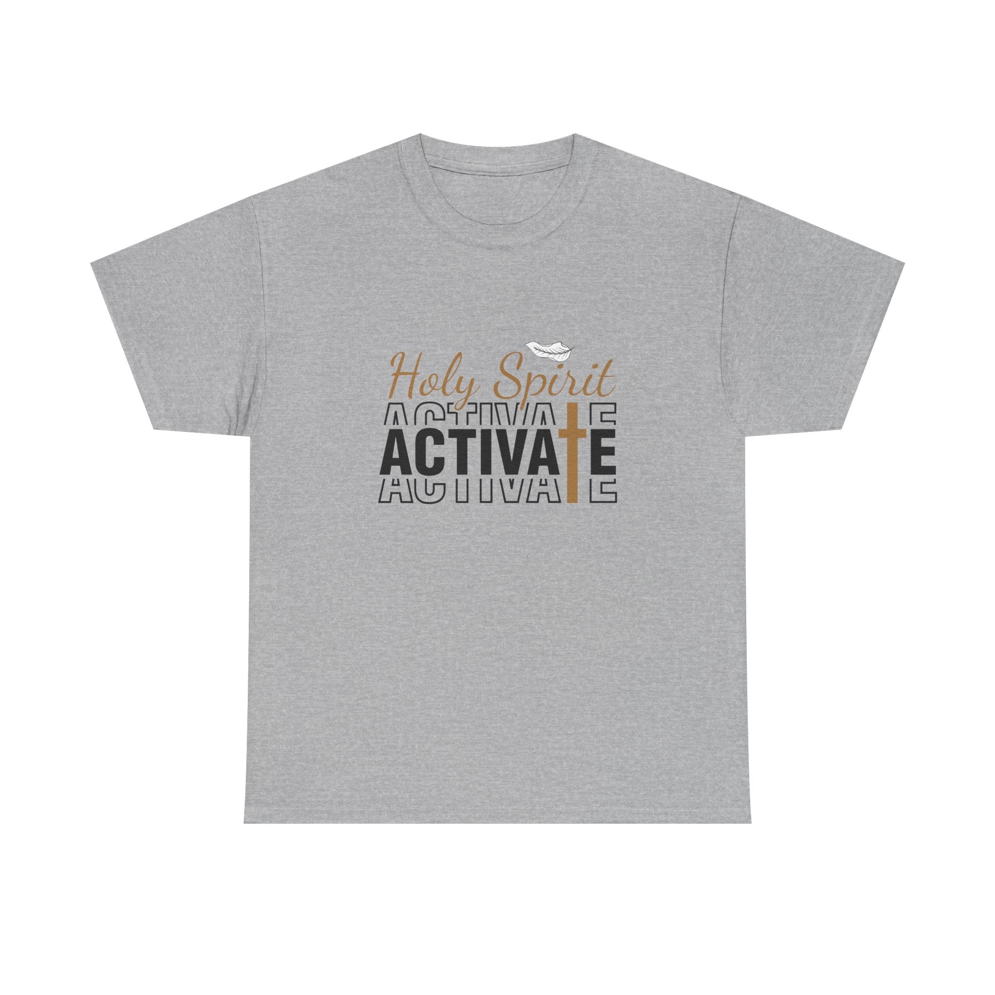 Unisex Heavy Cotton Tee with 'Holy Spirit Activate' Design, Faith-Based Apparel, Christian T-Shirt, Inspirational Clothing, Casual [...]