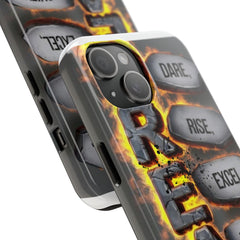 Inspirational Phone Case - Dare, Rise, Excel, Achieve, Motivate | Custom Tough Cases, Motivational Gifts, Phone Accessories, Unique [...]