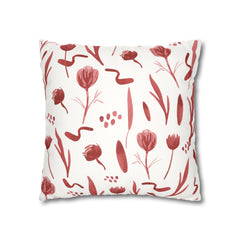 Faux Suede Square Pillowcase