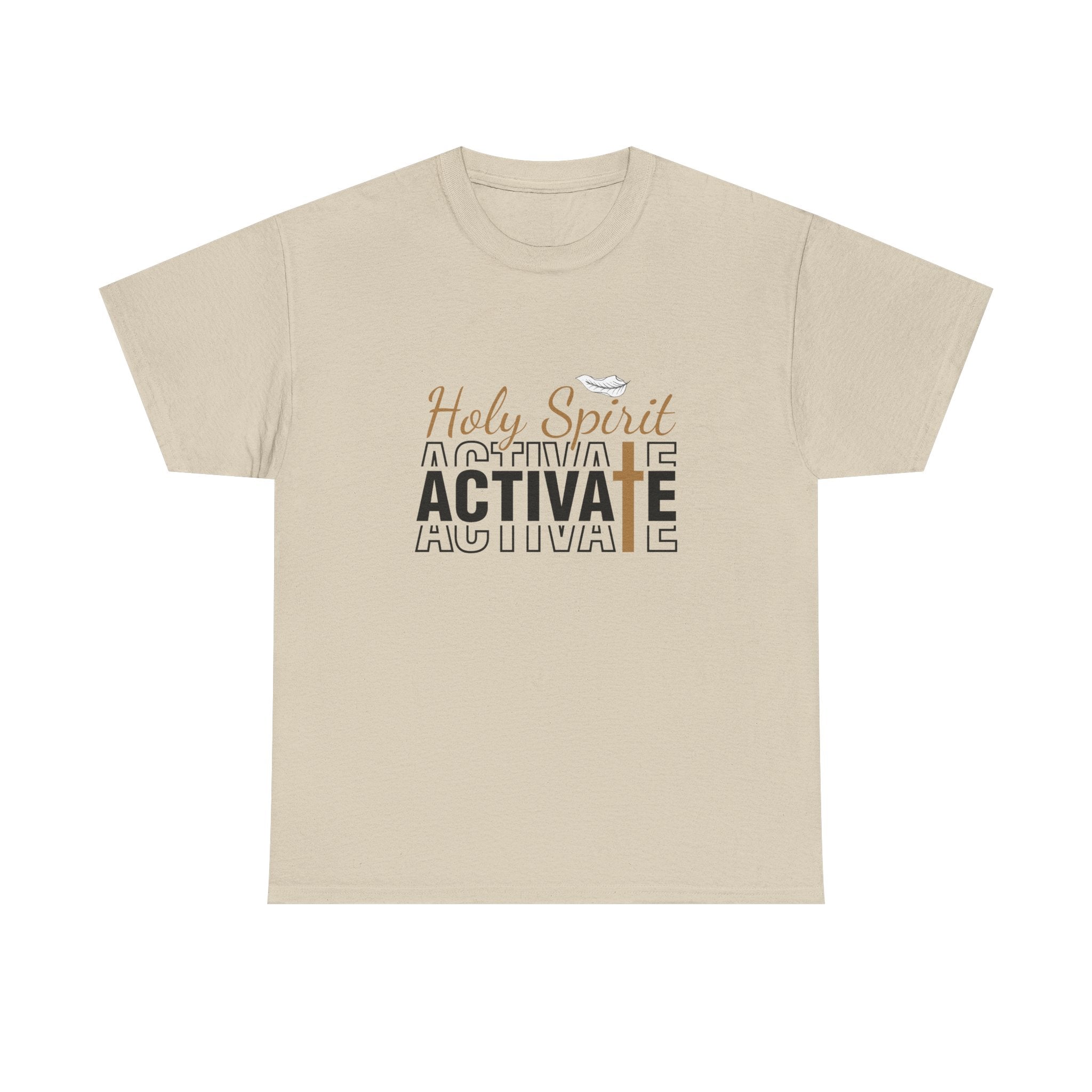 Unisex Heavy Cotton Tee with 'Holy Spirit Activate' Design, Faith-Based Apparel, Christian T-Shirt, Inspirational Clothing, Casual [...]