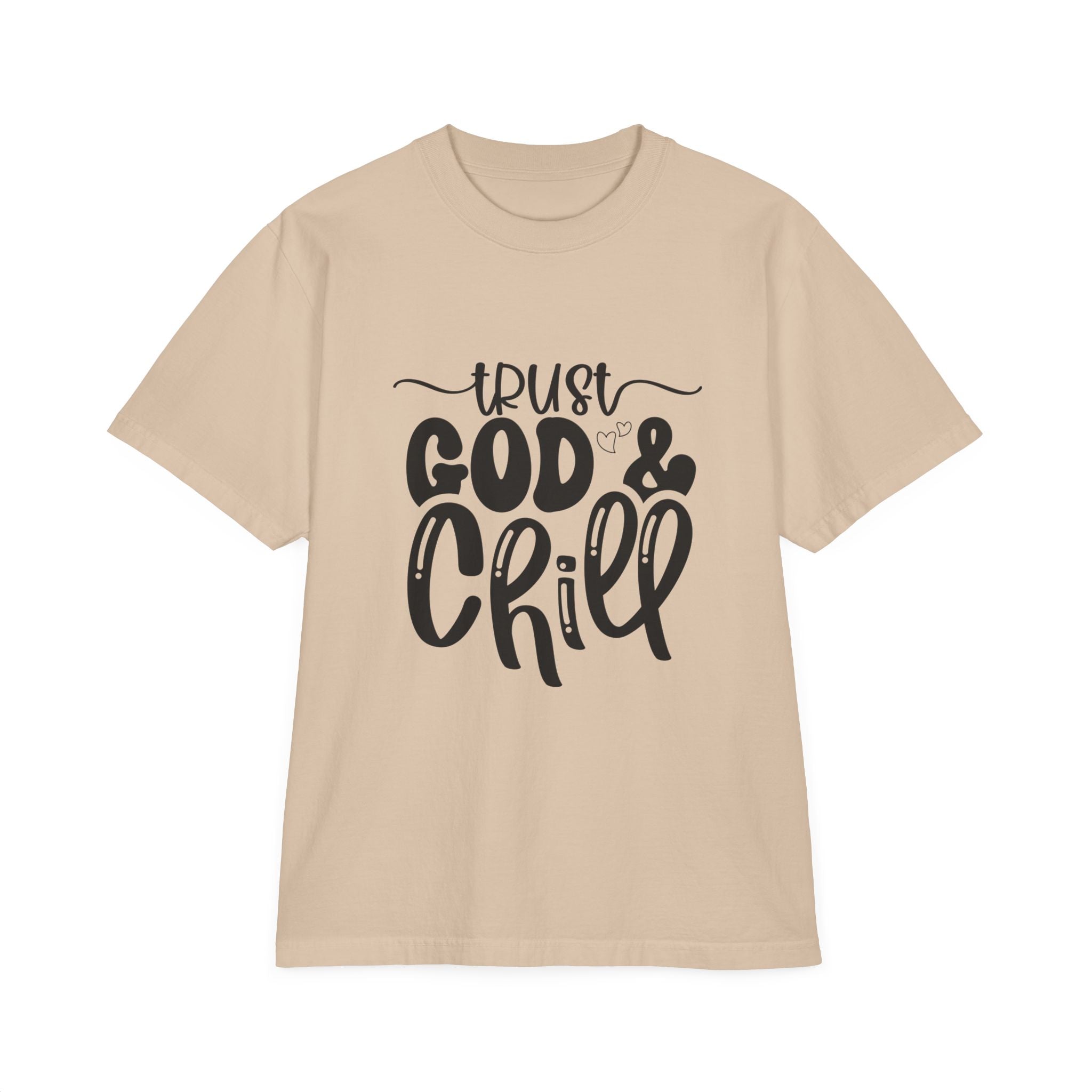 Trust God & Chill Unisex Drop-Shoulder T-Shirt | Relaxed Style Tee for Faith Lovers, Comfortable Casual Wear, Gift for Friends, [...]