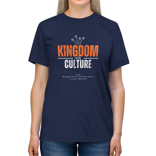 Kingdom Culture Unisex Triblend Tee, Comfortable T-Shirt, Casual Wear, Inspirational Apparel, Gift for Friends, Everyday Style