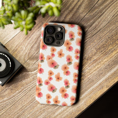 Floral Phone Case for Tough Cases | Stylish Protective Cover, Gift for Her, Trendy Accessory, Flower Design, iPhone Case