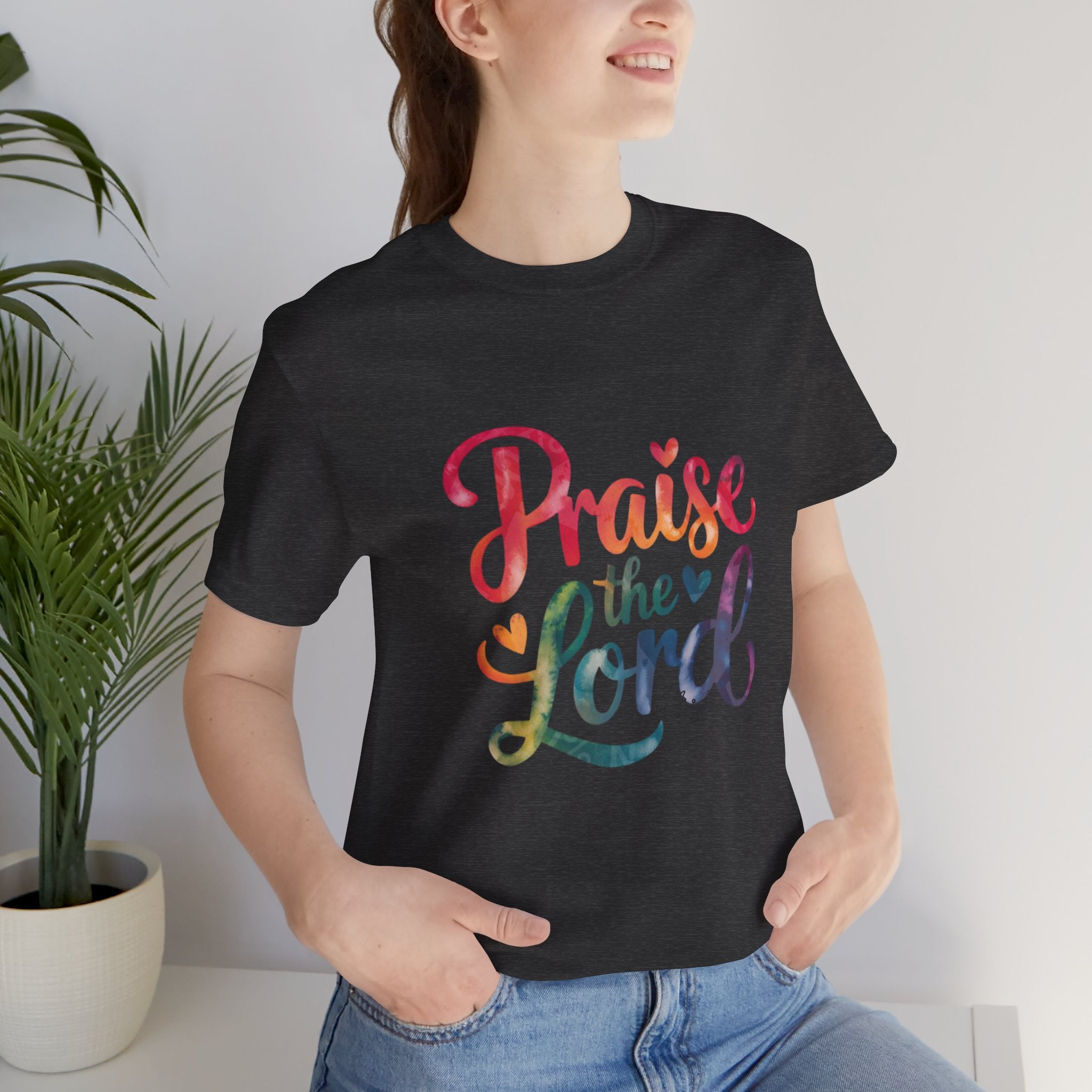 Unisex Graphic Tee: Praise the Lord, Religious Shirt, Faith Apparel, Inspirational T-Shirt, Christian Gift, Casual Wear
