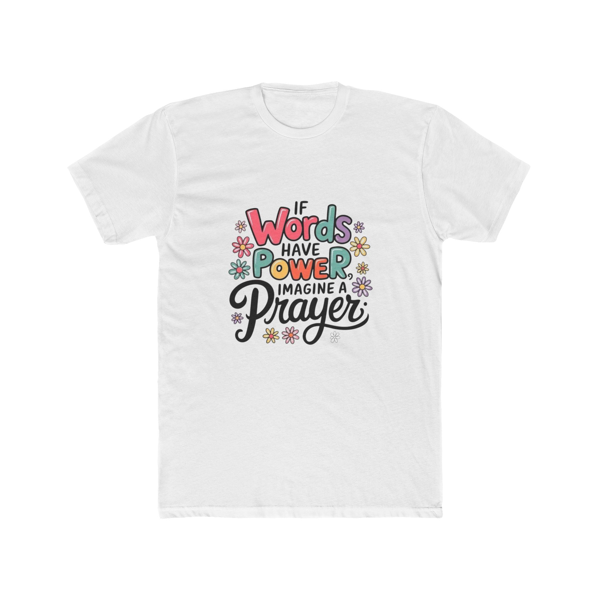 Inspirational Prayer T-Shirt, Unisex Cotton Crew Tee with Motivational Quote, Perfect Gift for Faith, Encouragement, Spirituality