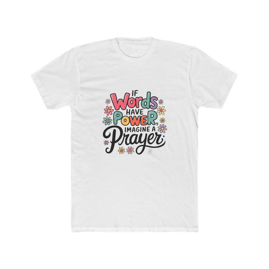 Inspirational Prayer T-Shirt, Unisex Cotton Crew Tee with Motivational Quote, Perfect Gift for Faith, Encouragement, Spirituality