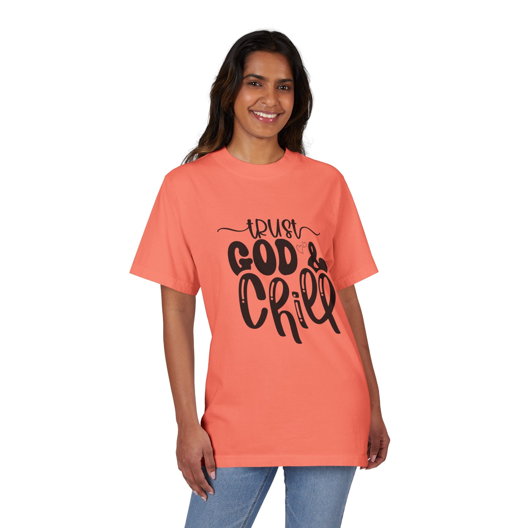 Trust God & Chill Unisex Drop-Shoulder T-Shirt | Relaxed Style Tee for Faith Lovers, Comfortable Casual Wear, Gift for Friends, [...]
