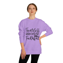 Fearless Faith Unisex Crew Neck Sweatshirt, Inspirational Gift, Christian Sweatshirt, Cozy Pullover, Faith-based Apparel, [...]