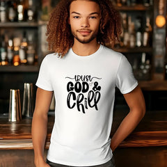 Trust God & Chill Unisex Drop-Shoulder T-Shirt | Relaxed Style Tee for Faith Lovers, Comfortable Casual Wear, Gift for Friends, [...]