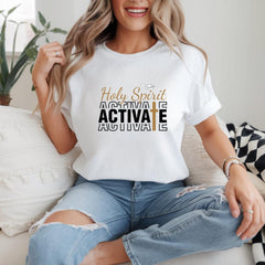 Unisex Heavy Cotton Tee with 'Holy Spirit Activate' Design, Faith-Based Apparel, Christian T-Shirt, Inspirational Clothing, Casual [...]