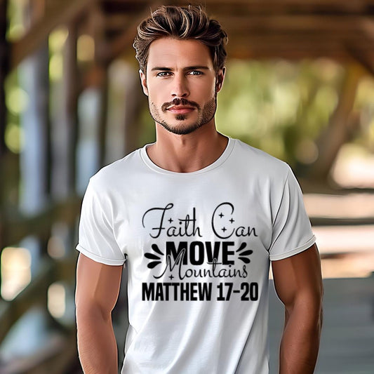 Faith Can Move Mountains Unisex T-Shirt | Inspirational Tee for Comfort and Style, Religious Gift, Everyday Wear, Casual Outfit, [...]