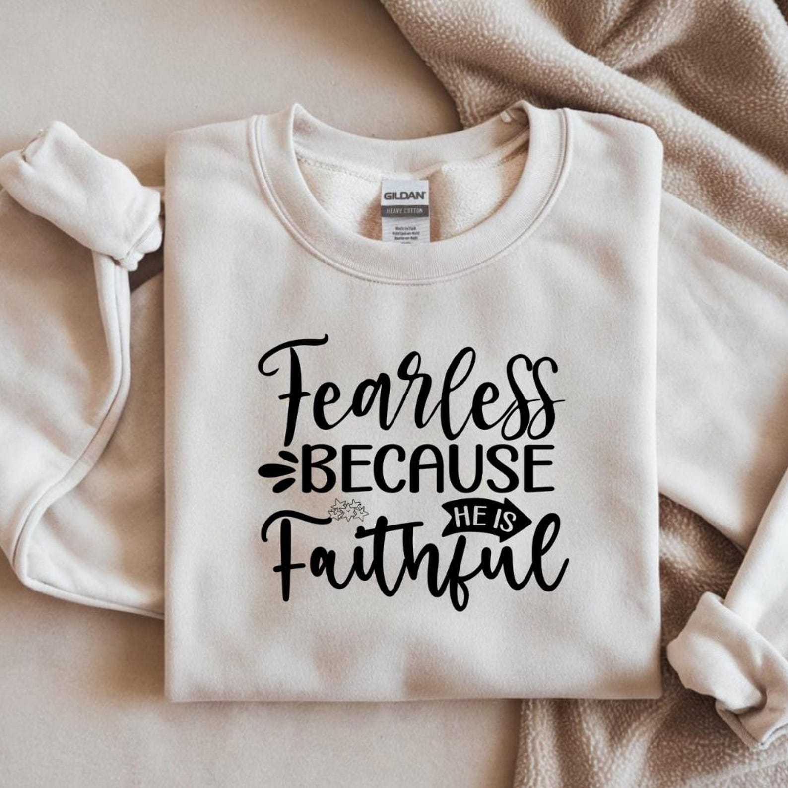 Fearless Faith Unisex Crew Neck Sweatshirt, Inspirational Gift, Christian Sweatshirt, Cozy Pullover, Faith-based Apparel, [...]