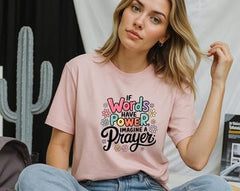 Inspirational Prayer T-Shirt, Unisex Cotton Crew Tee with Motivational Quote, Perfect Gift for Faith, Encouragement, Spirituality
