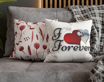 Faux Suede Square Pillowcase